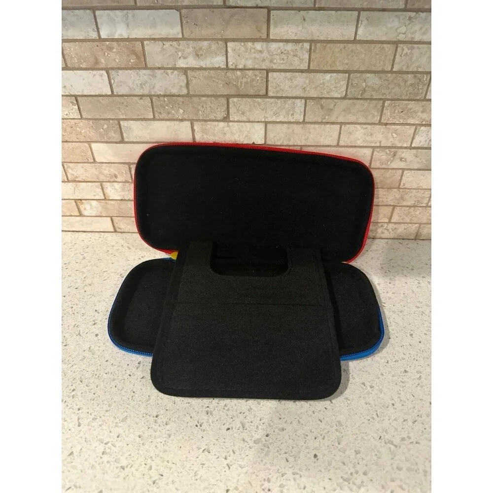carrying case for the Nintendo Switch‎ Mario Red & Blue Edition.